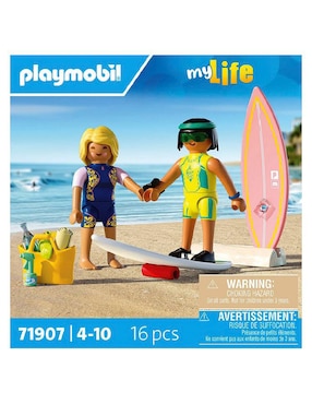 Playmobil Pequeña escuela de surf 71907