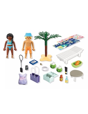 Playmobil Viaje en la Playa en Pareja 71908