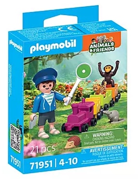 Playmobil Animal & Friends Pequeño viaje en locomotora 71951
