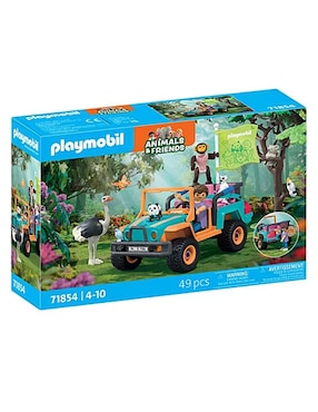Playmobil Animal & Friends Vehículo todo terreno de colores 71854