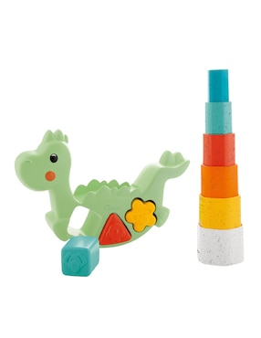 Juguete clasificador dino eco+ Chicco juego didáctico infantil unisex