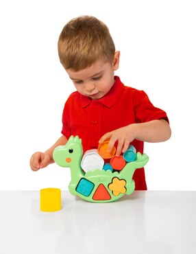 Juguete clasificador dino eco+ Chicco juego didáctico infantil unisex