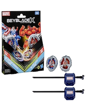 Red hulk vs captain america Beyblade X Beyblade