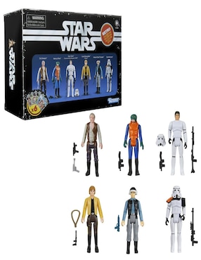 Set figuras acción articulada Star Wars Episode IV: A New Hope collectors Star Wars