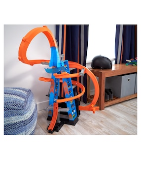 Pista armable Hot Wheels Torre de choque aéreo