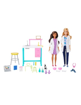 Set muñecas Barbie Laboratorio de ciencias