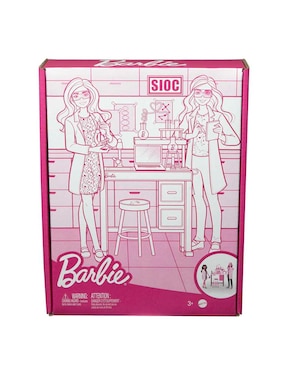 Set muñecas Barbie Laboratorio de ciencias