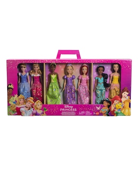 Set muñecas Disney paquete de 7 princesas