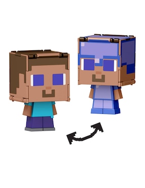 Figura de acción Steve especial Minecraft 2 en 1