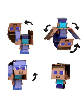 Figura de acción Steve especial Minecraft 2 en 1