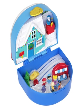Muñeca mini Polly Pocket Compacto peanuts holiday