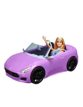 Convertible morado Barbie vehículos