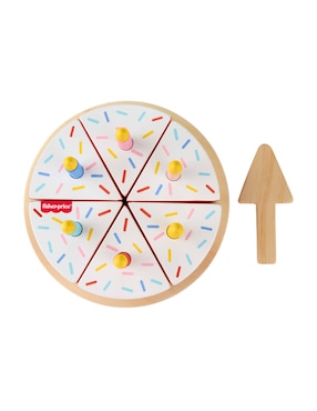 Pastel de cumpleaños de madera Fisher Price