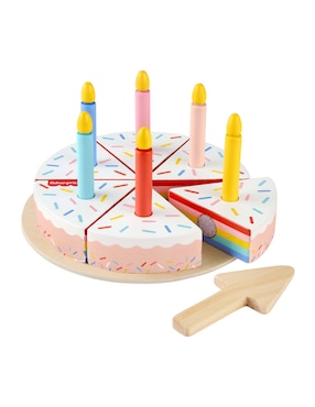 Pastel de cumpleaños de madera Fisher Price