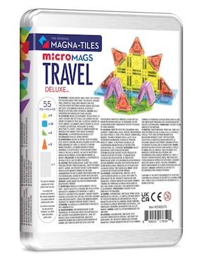 Magnatiles Magna-tiles micromags travel deluxe 254055TS