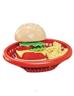 Set de juego Creative Chefs Cheeseburger and Fries Little Tikes