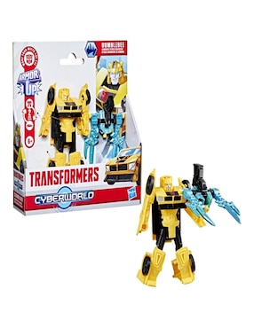 Figura de acción articulada Transfomers Cyberworld Bumblebee Transformers 2 en 1
