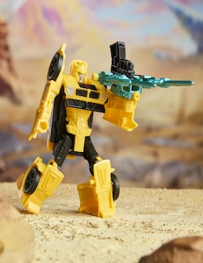 Figura de acción articulada Transfomers Cyberworld Bumblebee Transformers 2 en 1