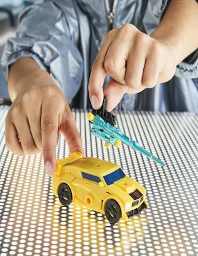 Figura de acción articulada Transfomers Cyberworld Bumblebee Transformers 2 en 1