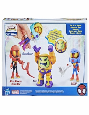 Set figuras acción articulada Spidey and His Amazing Friends Marvel