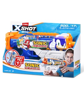 Lanzador de agua Xshot Sonic The Hedgehog
