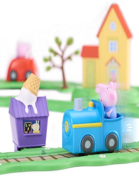 Juego en la ciudad Runabout Bandai de peppa pig