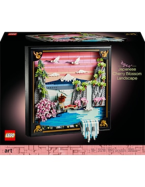 Lego Art Lego Paisaje Japonés con Cerezos en Flor 31218