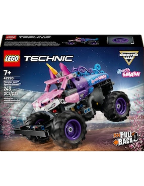 Lego Technic Lego Monster Jam Sparkle Smash con Motor de Carga Manual 42220