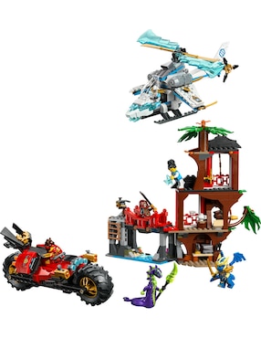 Lego Ninjago Lego Batalla de Vehículos Ninja Junto a la Casa del Árbol 71857