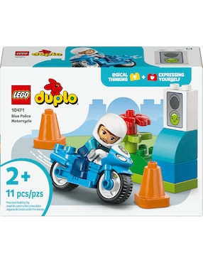 Lego Duplo Moto de Policía Azul 10471