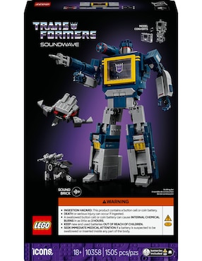 Lego Transformers soundwave 10358