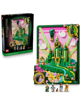 Lego Wicked arte mural: emerald city decoración 75685 Wicked