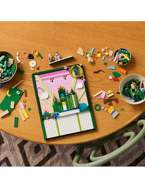 Lego Wicked arte mural: emerald city decoración 75685 Wicked
