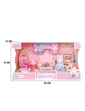 Set figura de conejo Moboss