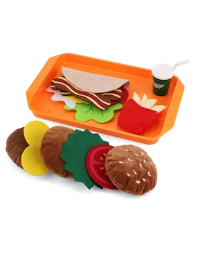Set hamburguesa y papas Toy Town juego de rol para niños