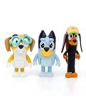 Set figuras acción articulada Bluey Generica