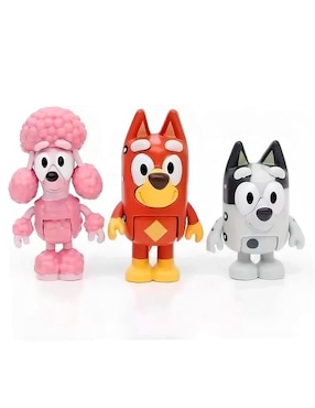 Set figuras acción articulada Bluey Generica