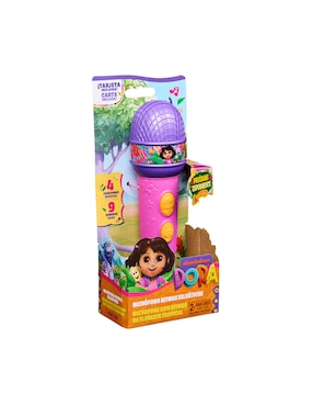 Microfono Dora spin master juego de rol para niños