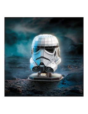 Rompecabezas Casco Stormtrooper 4D Spin Master 121 piezas