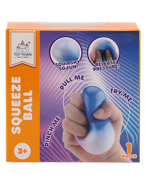 Pelota atiestrés Squeeze Ball Toy Town