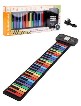 Piano portátil enrollable Toy Town juego de rol para niños