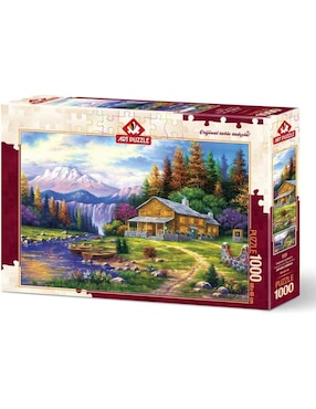 Rompecabezas puesta de sol en las montañas Art Puzzle 1000 piezas