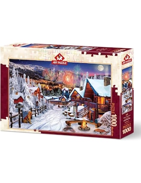 Rompecabezas lugares famosos del mundo zona de juegos de invierno Art Puzzle 1000 piezas