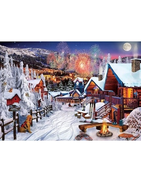 Rompecabezas lugares famosos del mundo zona de juegos de invierno Art Puzzle 1000 piezas