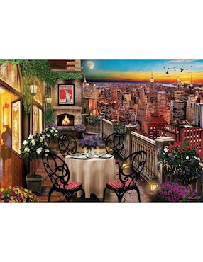 Rompecabezas cena en Nueva York Art Puzzle 1000 piezas
