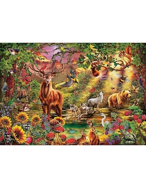 Rompecabezas bosque mágico Art Puzzle 1000 piezas