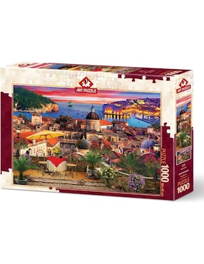Rompecabezas Croacia mediterránea Dubrovnik Art Puzzle 1000 piezas