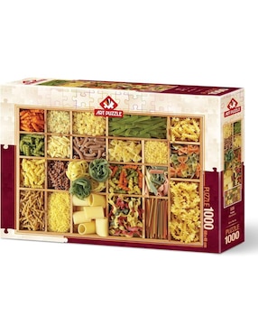 Rompecabezas Collage de Comida Pastas Art Puzzle 1000 piezas