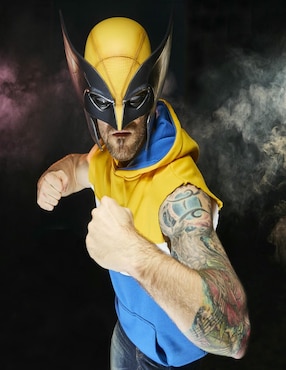 Casco cosplay Marvel de Wolverine