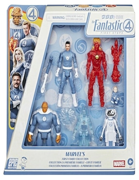 Set figuras acción articulada Los 4 Fantásticos: Primeros Pasos Los 4 Fantásticos fans Marvel